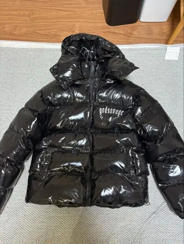 godsavage 블랙 다운 자켓