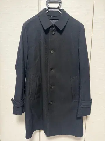 Mr. JUNKO 블랙 스텐카라 코트