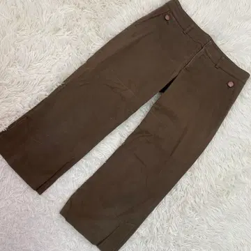 리플렉트 캐주얼 팬츠 브라운 9호 심플 돌려입기