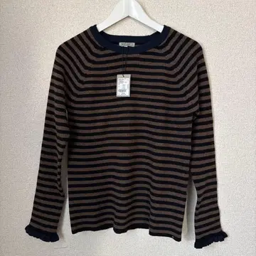 니코앤드 프릴 커프스 리브 풀오버 택 포함