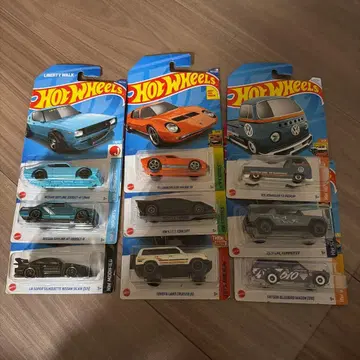 핫휠 미니카 9대 세트