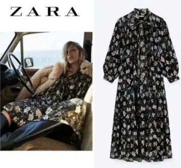 택 포함 새상품 ZARA 메탈릭 레드 원피스 L