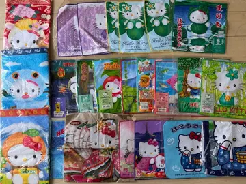 헬로키티 타월 손수건 세트
