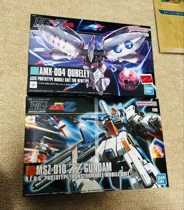 미개봉 새상품 HG 큐베레이 & 더블 제타 건담 건담 프라모델