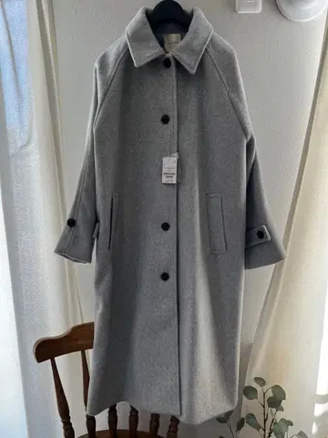 [ 미사용 ] FREAK'S STORE 비버 스텐칼라 숏코트 그레이