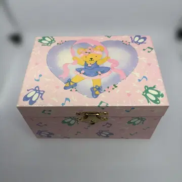 [ 쇼와 레트로 레어 ] 발레리나 베어 뮤지컬 오르골