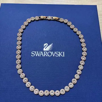 Swarovski 골드 크리스탈 목걸이