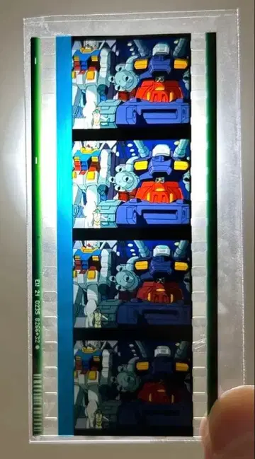 [레어] 기동전사 건담 프레임 필름 건담과 건캐논