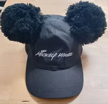 얼굴 골랐어요*미키마우스 팬캡 모자 폼폼 디즈니 리조트