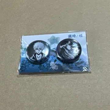 은혼 메탈릭 미니 캔뱃지 긴토키&카츠라 사카타 긴토키 카츠라 코타로