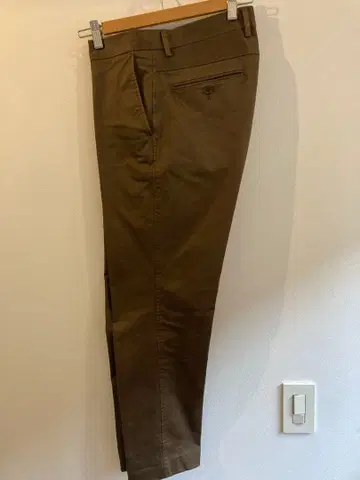 유나이티드 애로우즈 그린 라벨 릴랙싱 코튼 팬츠 L 브라운