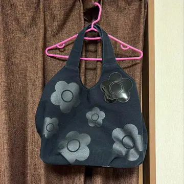 [ 새상품급 ] 마리콴트 토트백 데이지 블랙 블랙