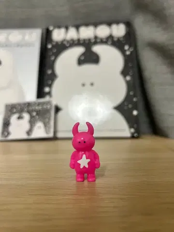 미니 스타 우아모우 ( 핑크 화이트 별 )