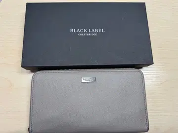 [ 새상품급 ] BLACK LABEL CRESTBRIDGE 그레이 장지갑