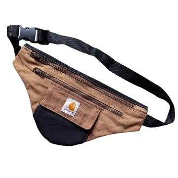 리메이크 Carhartt 바디백 브라운 블랙 덕 90s