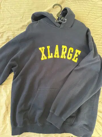 XLARGE 네이비 후드티 XL