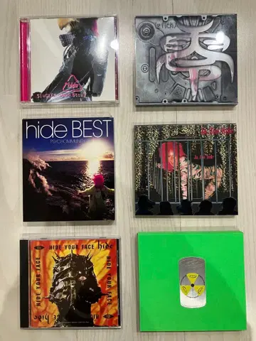 hide CD 앨범 5장 + zilch 전 6장 세트