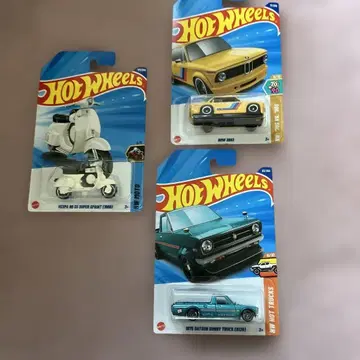 핫휠 3대 세트 미니카 사니트라 BM 베스파