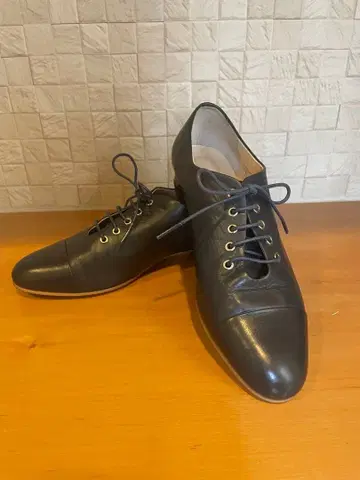 REGAL 네이비 가죽 레이스업 슈즈 23cm