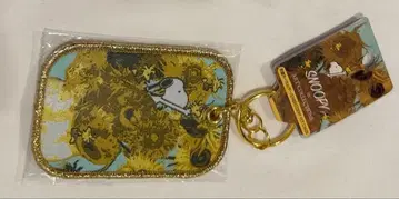 스누피 자수 키링 고흐 해바라기