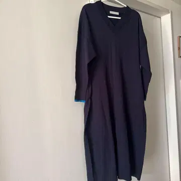UNFILLO 네이비 니트 원피스 XL