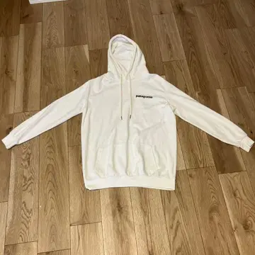 patagonia 화이트 후드 부착 후드티
