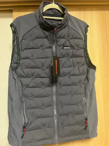 BRIEFING 다운 베스트 XL 차콜