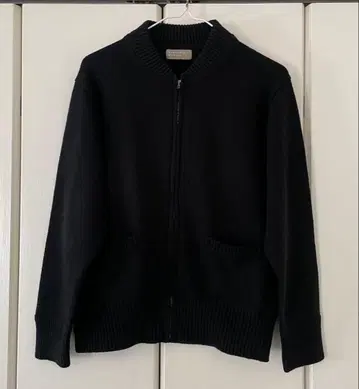 캐시미어 혼방 지퍼 가디건