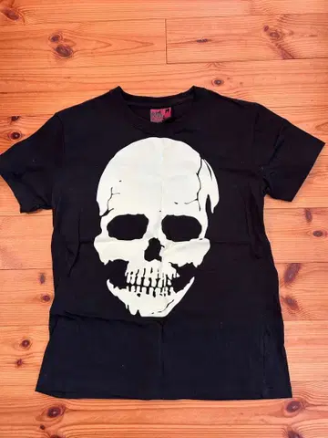해골 T셔츠 축광 M사이즈