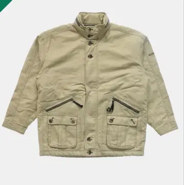 베이지 점퍼 블루종