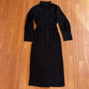 새상품 ZARA 블랙 셔츠 원피스 XS 사이즈