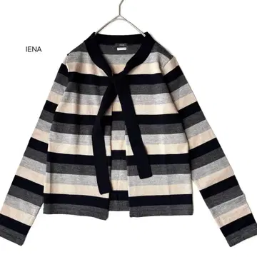 [새상품급] IENA 이에나 보타이 가디건 수입 얀 리본