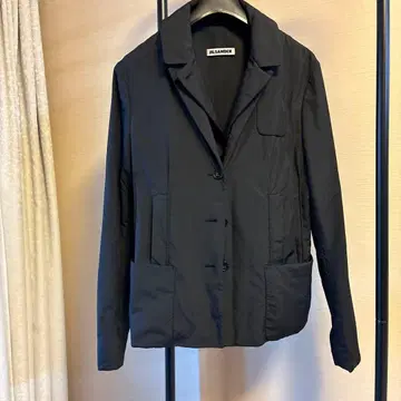 질 샌더 패딩 자켓 탈부착 이중 옷깃 38