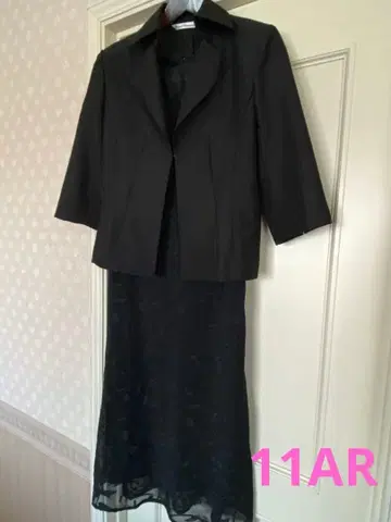 반팔 자켓 슬리브리스 원피스 블랙 11호