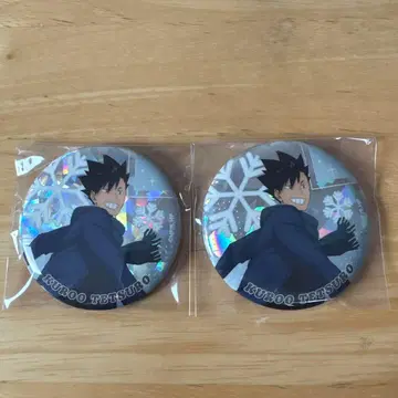 하이큐 홀로그램 트레이딩 캔뱃지 눈싸움 쿠로오 테츠로