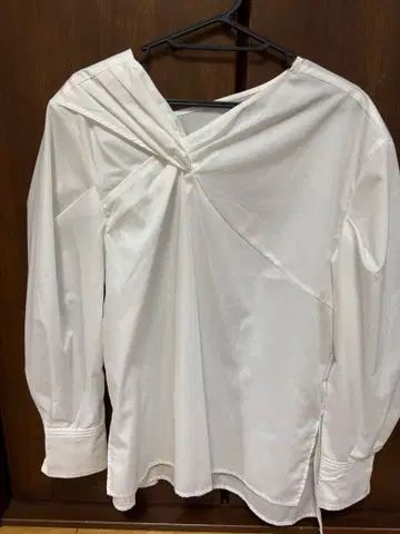 새상품 STYLEMIXER 긴팔 블라우스 화이트 여성용