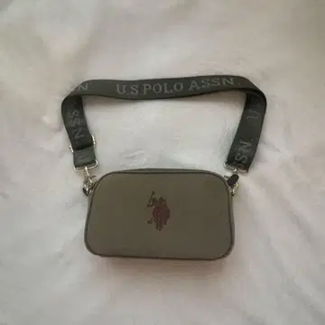 U.S. POLO ASSN. 숄더백 올리브 그린