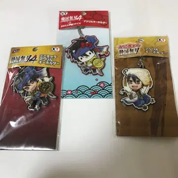 전국무쌍 타케나카 한베에 키링 산리오 키티