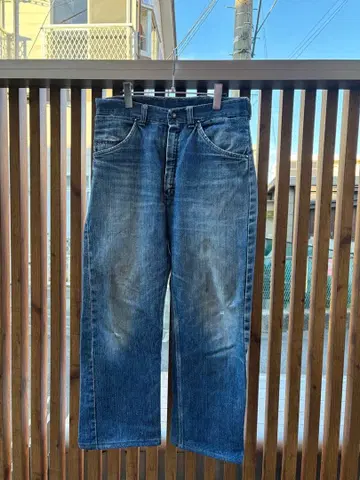 50s 데님 팬츠 스토어계 w32 귀 달린 셀비지 데님