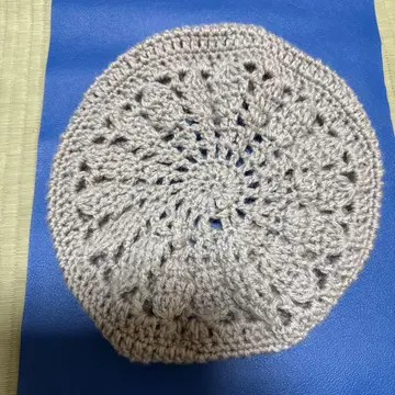 그레이 니트 베레모