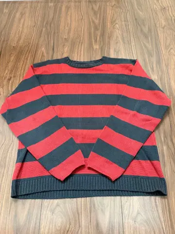 kinema 보더 니트 L 사이즈