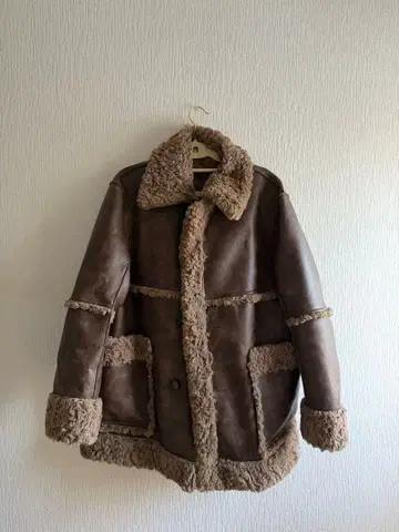 MOUSSY F/LEATHER BONDING 자켓