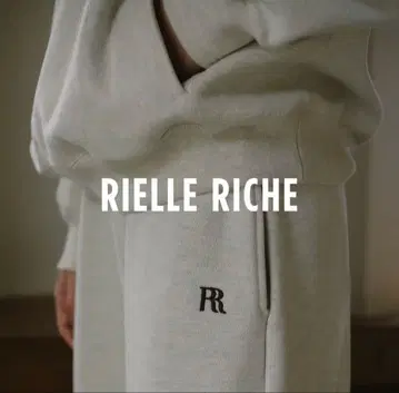 RIELLE RICHE 베이직 로고 스웻 팬츠