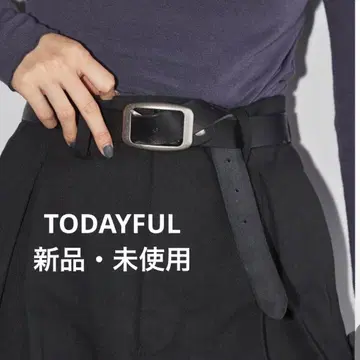 TODAYFUL 빈티지 레더 벨트