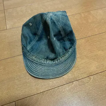 DECHO 데님 워크캡 사이드 스냅 부착