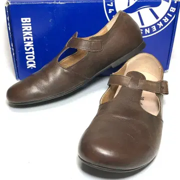 버켄스탁 티켈 39 브라운 스트랩