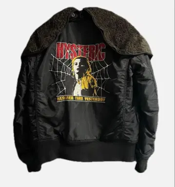 HYSTERIC 블랙 MA-1 자켓