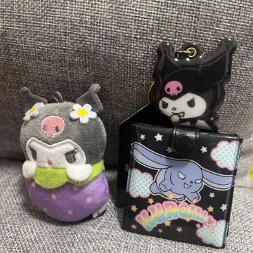 쿠로미 봉제 인형 마스코트 거울