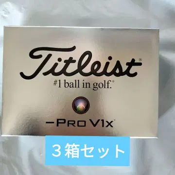 Titleist Pro V1x 골프공 4개입 3상자 세트