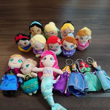 디즈니 프린세스 봉제 인형 세트